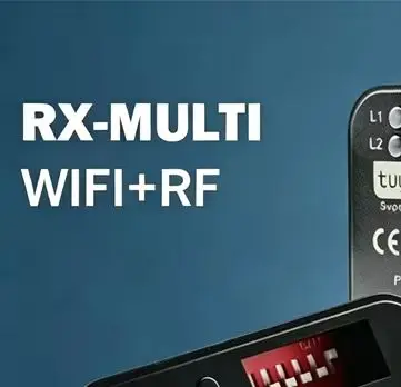 Universal RX-MULTI Tuya WiFi Smart Receiver 2CH 280-915MHz Switch Module for Garage Door Opener Remote Control 433MHz 868MHz