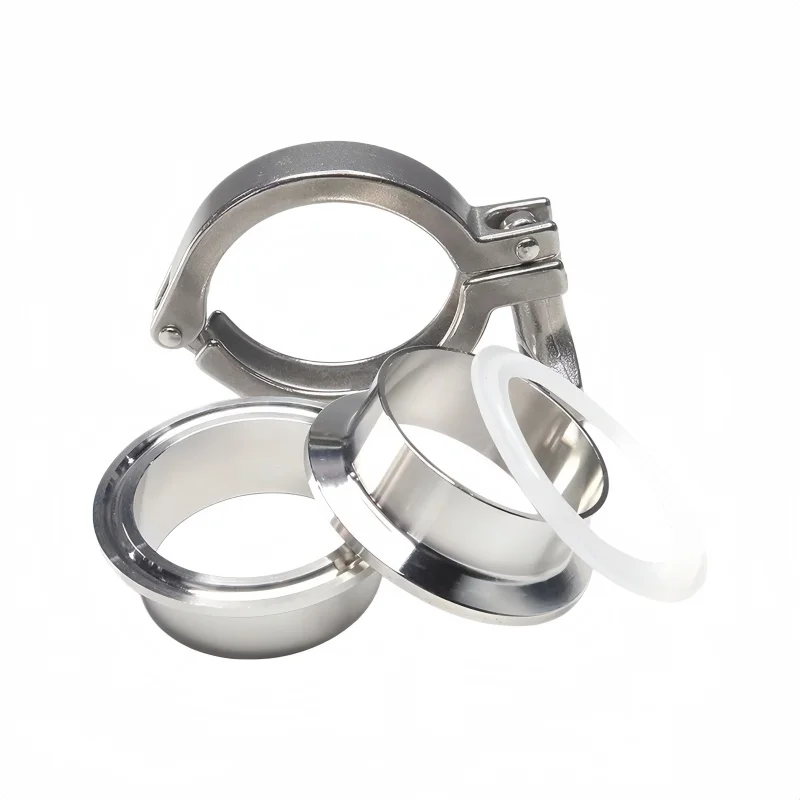 2.5"(63mm) Sanitary Tri Clamp Weld Ferrule +Tri Clamp + Silicon Gasket Union Set, 304 Stainless Steel For Homebrew
2.5"(63mm) Sanitary Tri Clamp Weld Ferrule +Tri Clamp + Silicon Gasket Union Set, 304 Stainless Steel For Homebrew