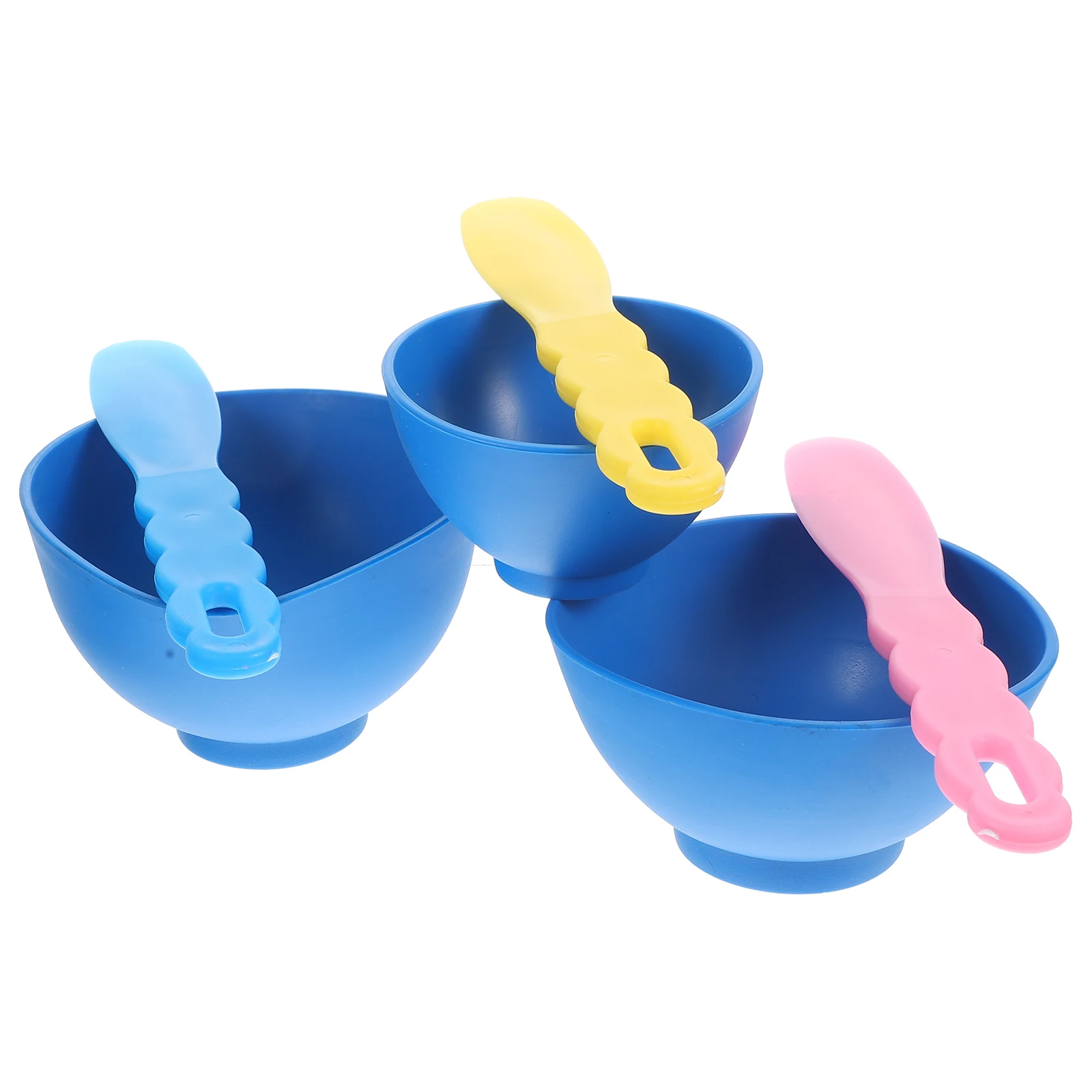 1 Silicone Mixing Bowl Set Small Medium Large Bowls Blue Pink Yellow Stir Sticks Reusable Plaster al Care Lightweight
1 Silicone Mixing Bowl Set Small Medium Large Bowls Blue Pink Yellow Stir Sticks Reusable Plaster al Care Lightweight