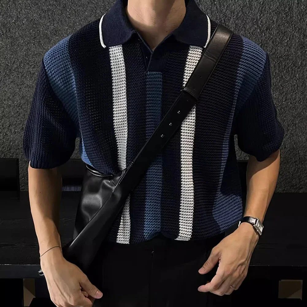 Casual Hangouts Contrast Color Striped Tee Fashion Beach Vacation Top Daily Casual Wear Regular Clothing Length
Casual Hangouts Contrast Color Striped Tee Fashion Beach Vacation Top Daily Casual Wear Regular Clothing Length