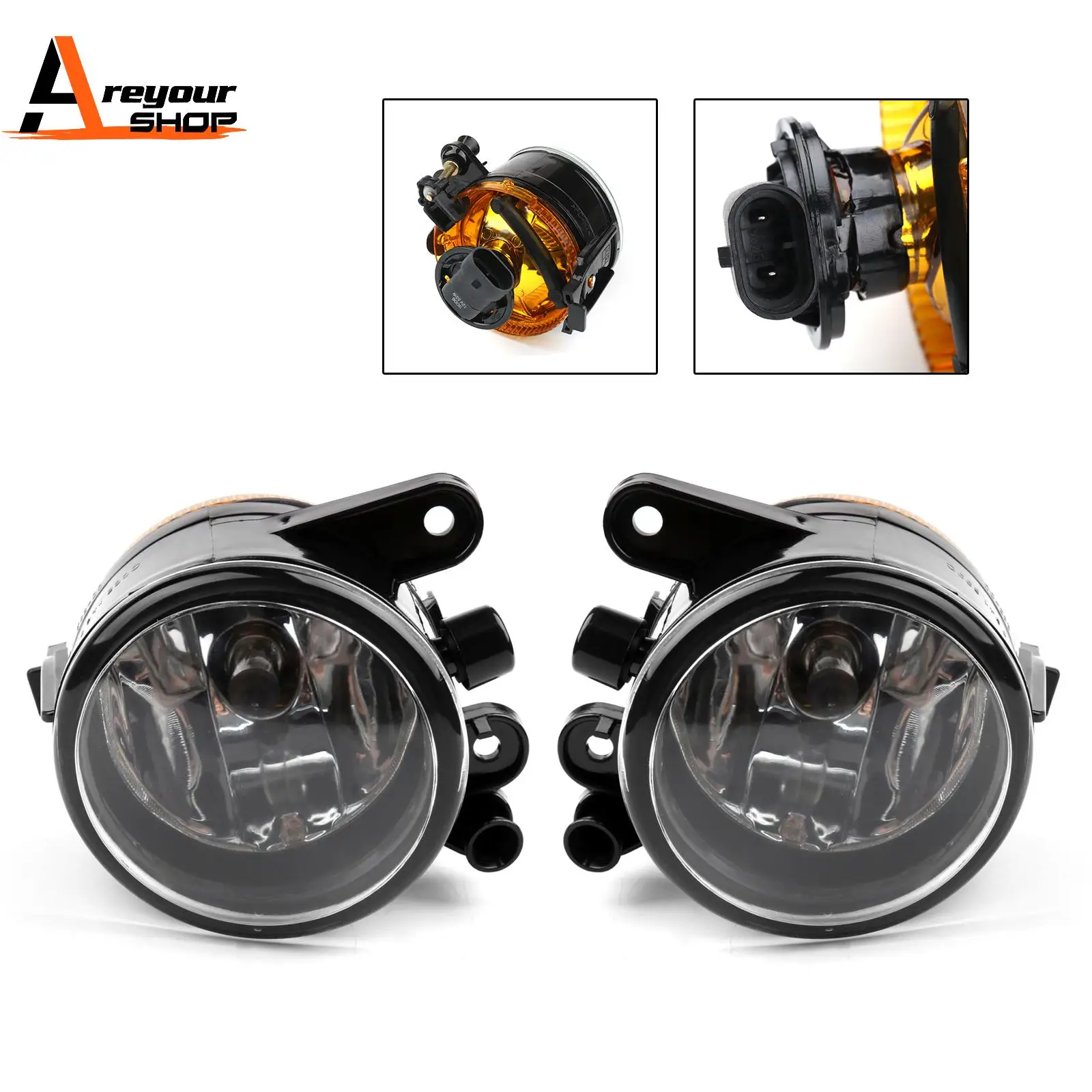 LH RH Pair Front Bumper Fog Light for Volkswagen Golf 5 2004-2009 US version
LH RH Pair Front Bumper Fog Light for Volkswagen Golf 5 2004-2009 US version