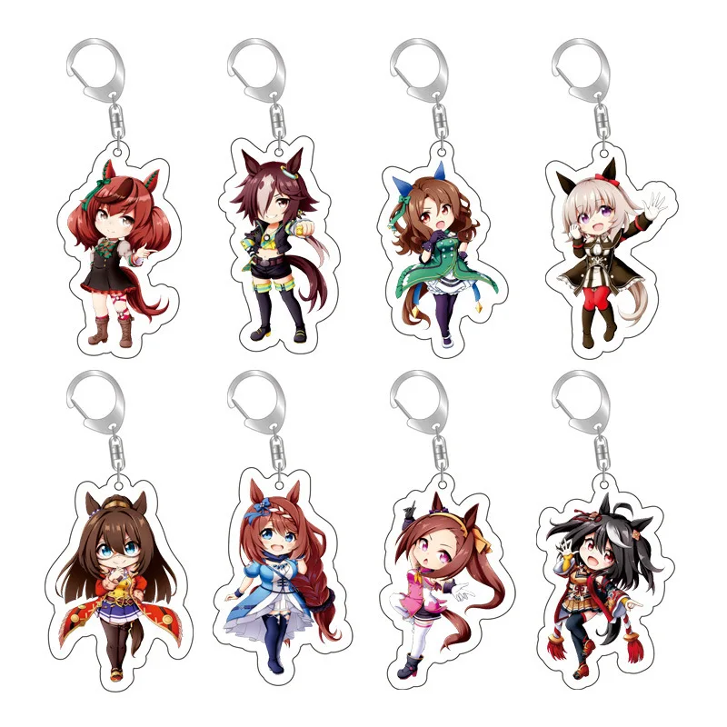 Pretty Derby New Arrivals Acrylic Pendant Keychains Silence Suzuka Accessories Car Key Chain Key Ring Phone Bag Hanging Jewelry
Pretty Derby New Arrivals Acrylic Pendant Keychains Silence Suzuka Accessories Car Key Chain Key Ring Phone Bag Hanging Jewelry