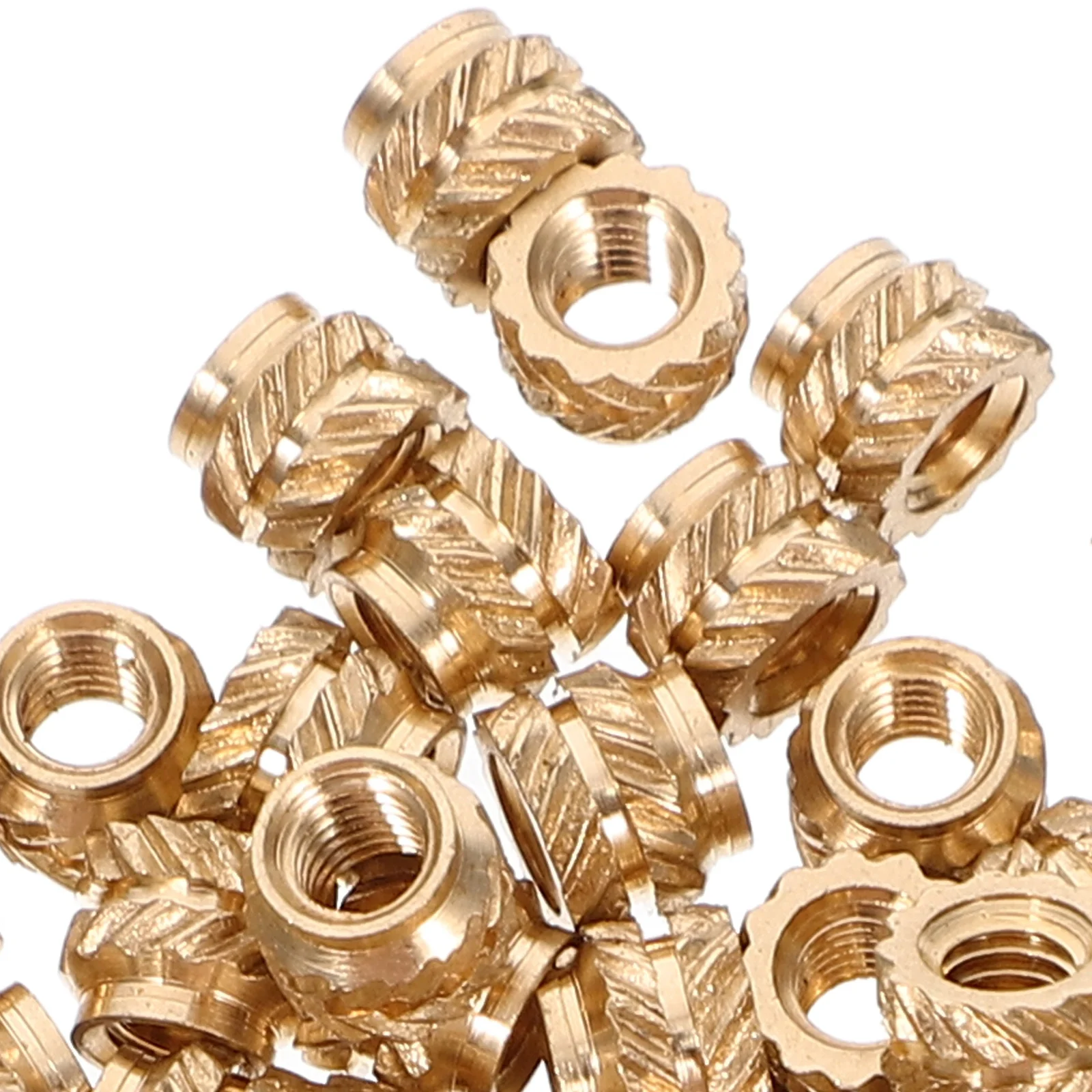 120Pcs M3 Female Thread Knurled Embedment Nuts Heat Set Inserts for Wood Plastic Projects Female Thread Knurled
120Pcs M3 Female Thread Knurled Embedment Nuts Heat Set Inserts for Wood Plastic Projects Female Thread Knurled