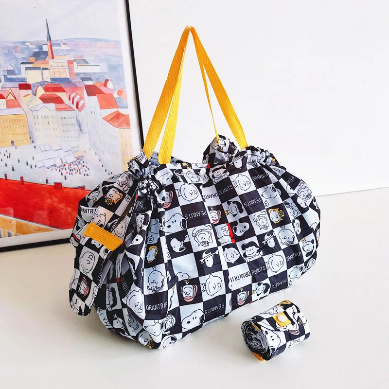 Snoopy Women Shoulder Bag Buckle Organ Pleated Environmental Shopping Bag Travel Ultra Light Portable Large Capacity Storage Bag
Snoopy Women Shoulder Bag Buckle Organ Pleated Environmental Shopping Bag Travel Ultra Light Portable Large Capacity Storage Bag