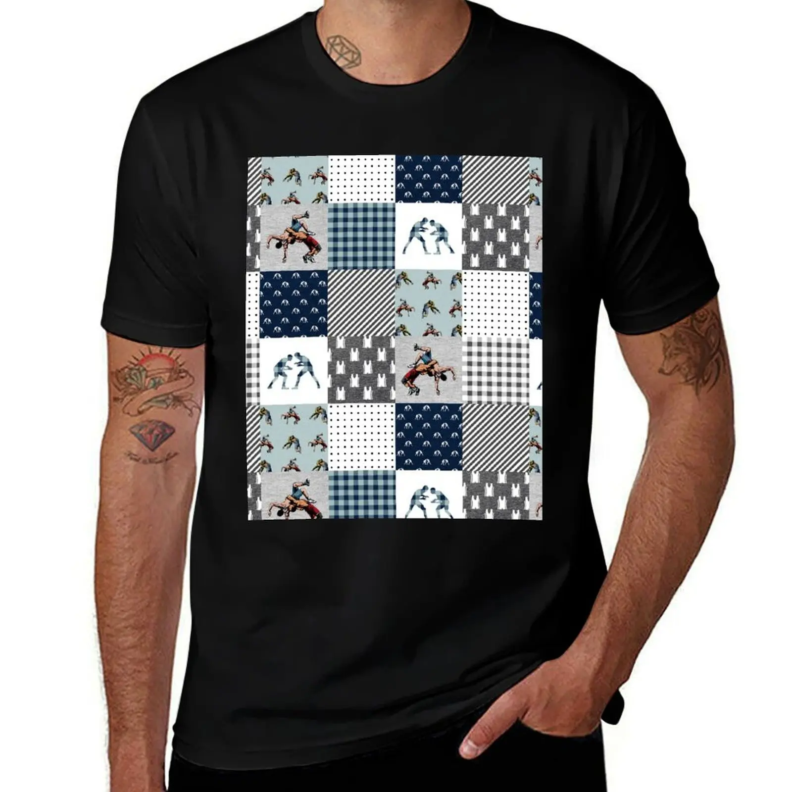 Wrestling Sport Checkered Pattern T-Shirt t shirts for man graphic funny t shirts designer T-shirt
Wrestling Sport Checkered Pattern T-Shirt t shirts for man graphic funny t shirts designer T-shirt