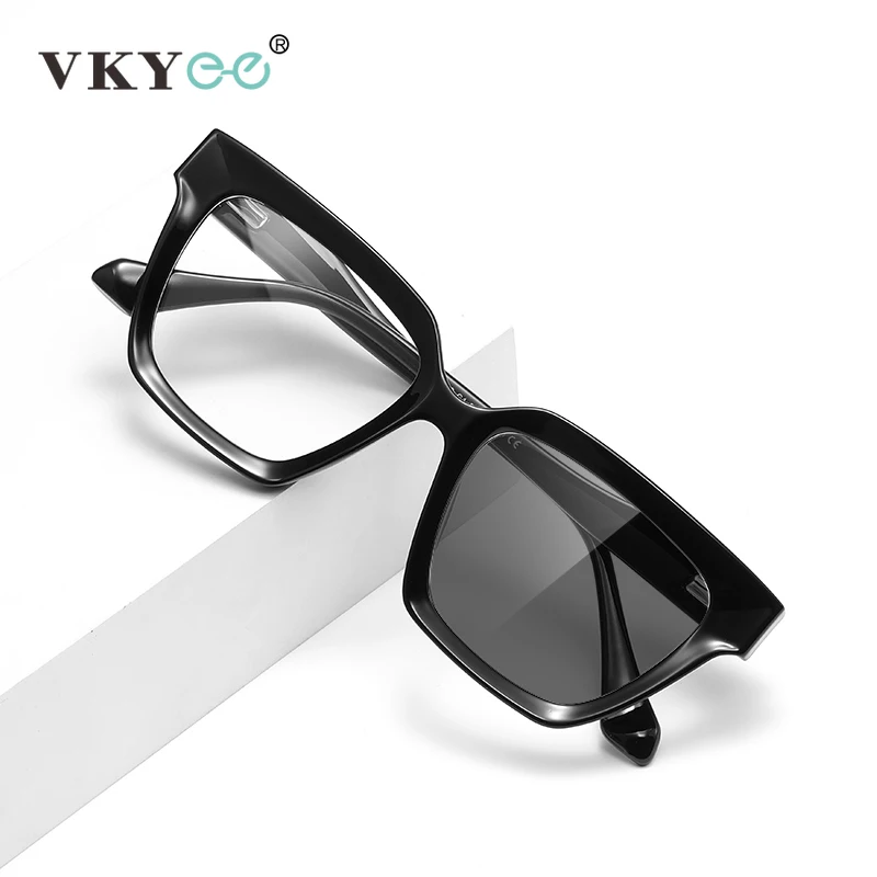 VKYEE Personalized Geometric Square Design Men's Women's Anti-Blue Light Reading Glasses Photochromic Customizable Prescription
VKYEE Personalized Geometric Square Design Men's Women's Anti-Blue Light Reading Glasses Photochromic Customizable Prescription