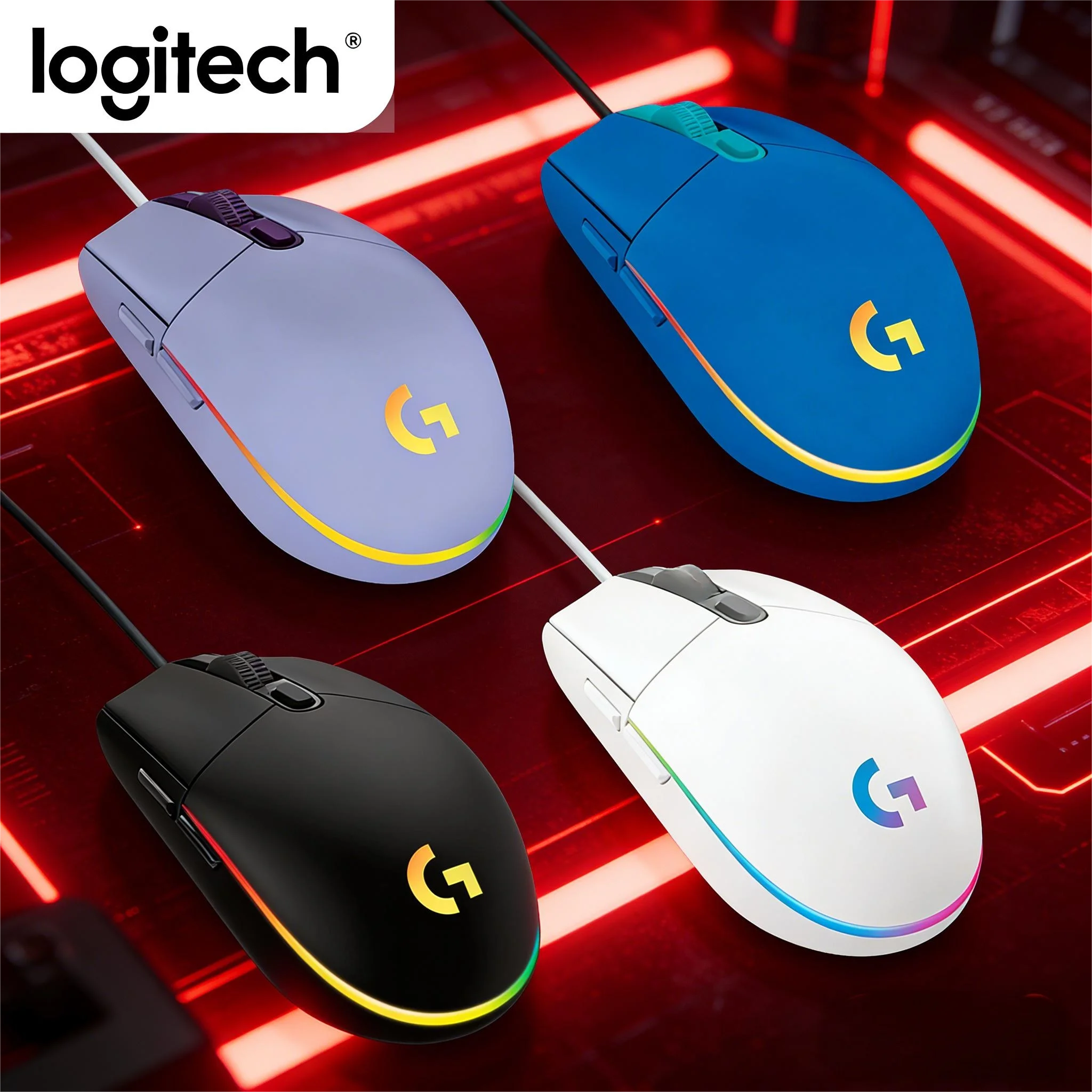 G102 Wired Gaming Mouse, Top Budget Pick! RGB Backlit & Macro Programmable Buttons
