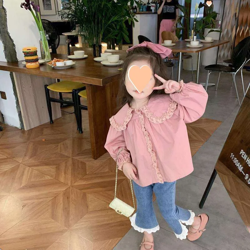 New Girls Spring Autumn Two Piece Sets Top Shirt Lace Jeans Loose Soft Fashion Sweet Lovely All-match Outdoor
New Girls Spring Autumn Two Piece Sets Top Shirt Lace Jeans Loose Soft Fashion Sweet Lovely All-match Outdoor