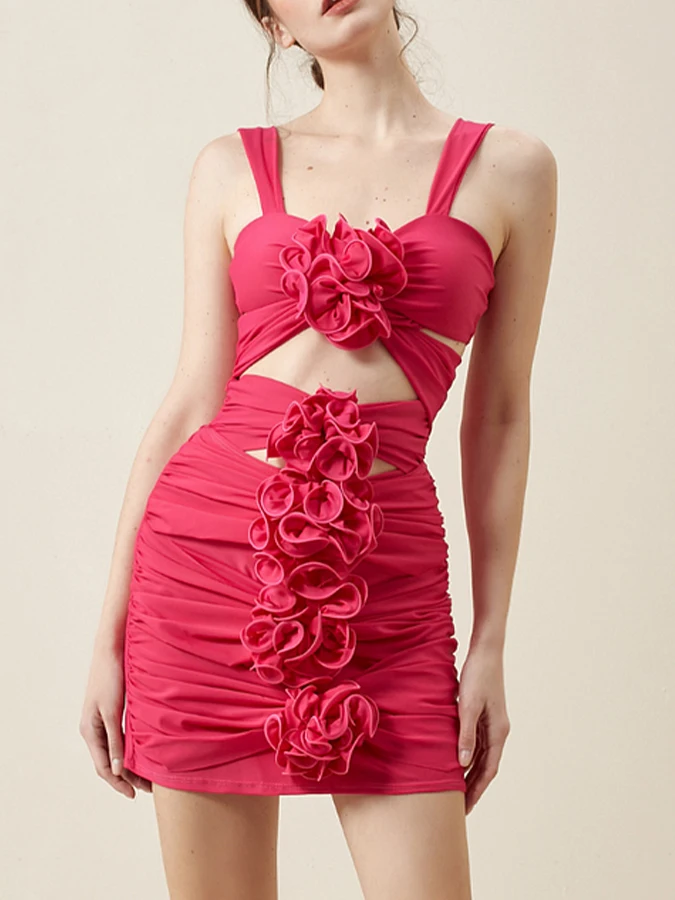 2023 New Female Three-Dimensional Printed Solid Color Pleated Hollowed Out Designer Style Tight Features Sexy Seaside Swimsuit
2023 New Female Three-Dimensional Printed Solid Color Pleated Hollowed Out Designer Style Tight Features Sexy Seaside Swimsuit