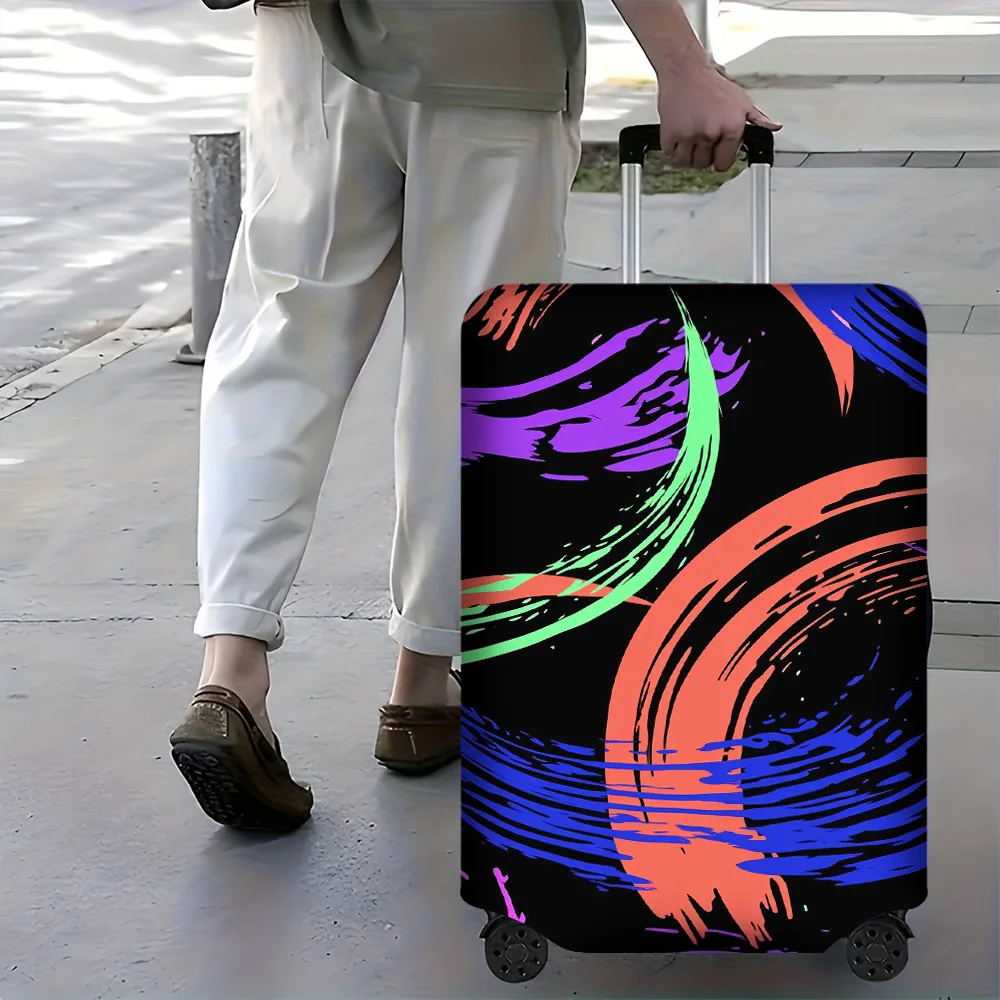 1PC Abstract Neon Swirl Luggage Cover for 18-32 inch luggage; dust and elastic travel accessories to effectively protect your
1PC Abstract Neon Swirl Luggage Cover for 18-32 inch luggage; dust and elastic travel accessories to effectively protect your