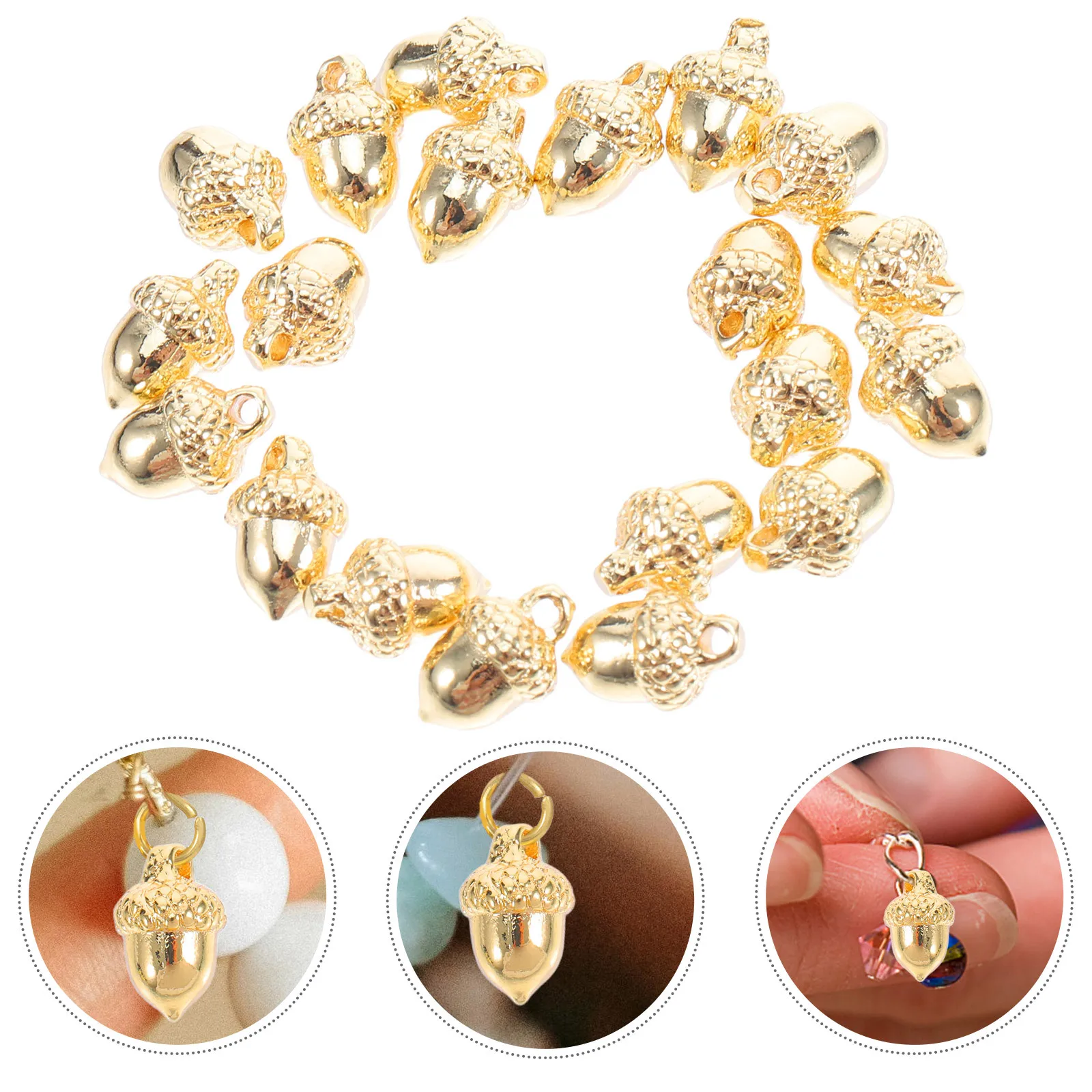 20Pcs DIY Pine Cone Pendant Set Metal Charms for Necklace Bracelet Earrings Jewelry Accessories Creative Handmade Decorations
20Pcs DIY Pine Cone Pendant Set Metal Charms for Necklace Bracelet Earrings Jewelry Accessories Creative Handmade Decorations