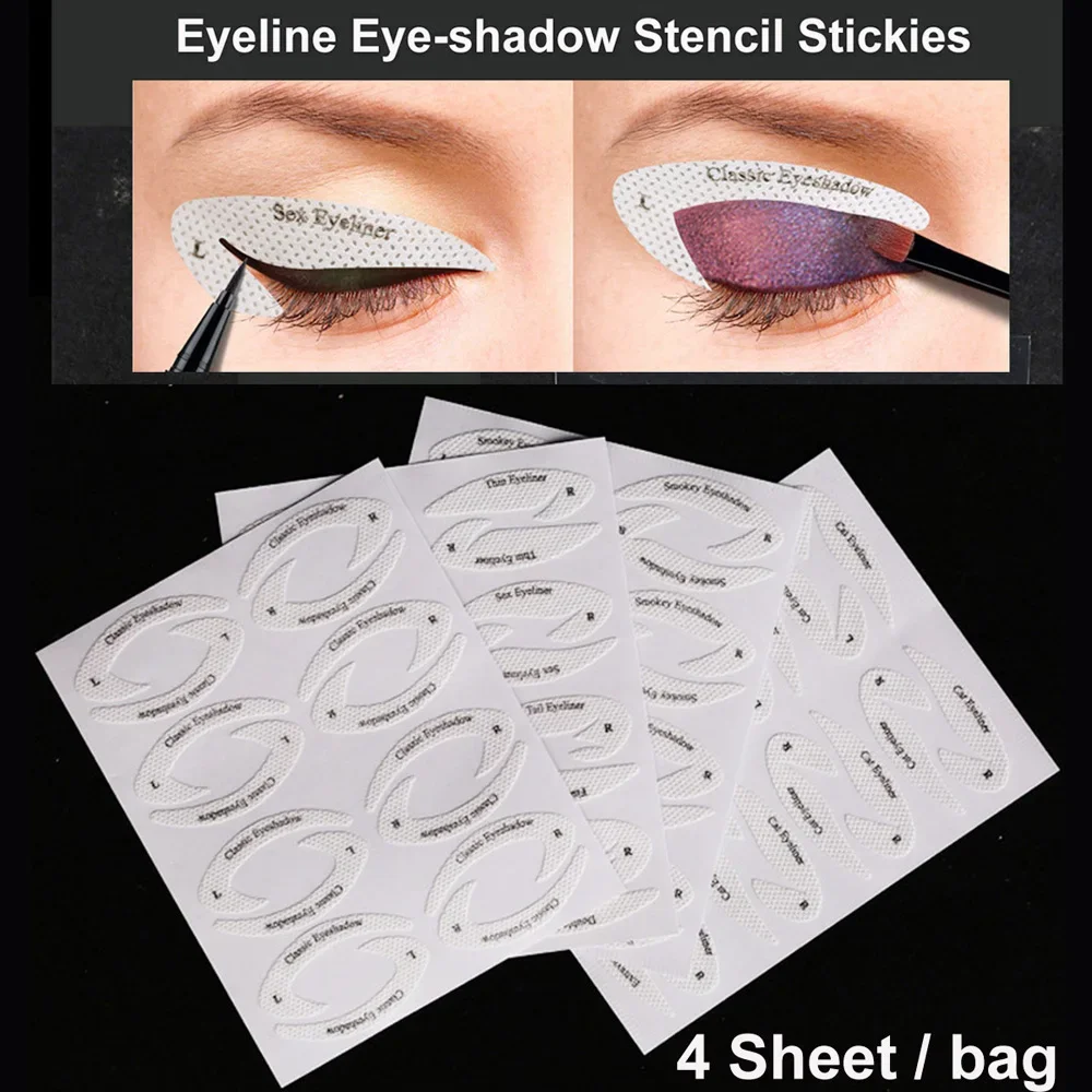 4 Sheets Makeup Template Sticker Eyebrow Stencil Tools Eyeliner Eye Shadow Stencil Sticker Molde De Sobrancelha
4 Sheets Makeup Template Sticker Eyebrow Stencil Tools Eyeliner Eye Shadow Stencil Sticker Molde De Sobrancelha