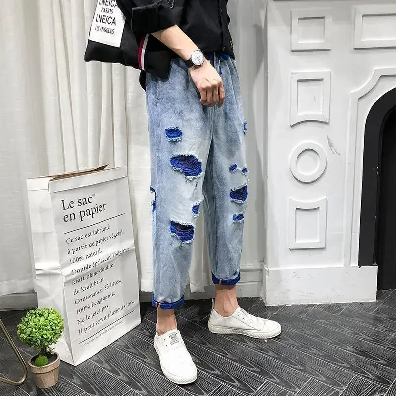 Loose Man Cowboy Pants Baggy Korean Style Trousers New in Y2k Vintage Clothes 2000s Casual 90s Streetwear Stylish Jeans for Men
Loose Man Cowboy Pants Baggy Korean Style Trousers New in Y2k Vintage Clothes 2000s Casual 90s Streetwear Stylish Jeans for Men