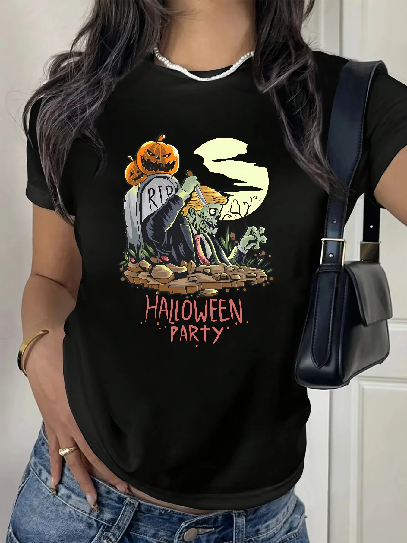 Halloween Zombie Graphic Print Summer Autumn Winter Cotton Men's and Women's T-shirt Short Sleeve Luxury Outdoor Sports Brand
Halloween Zombie Graphic Print Summer Autumn Winter Cotton Men's and Women's T-shirt Short Sleeve Luxury Outdoor Sports Brand
