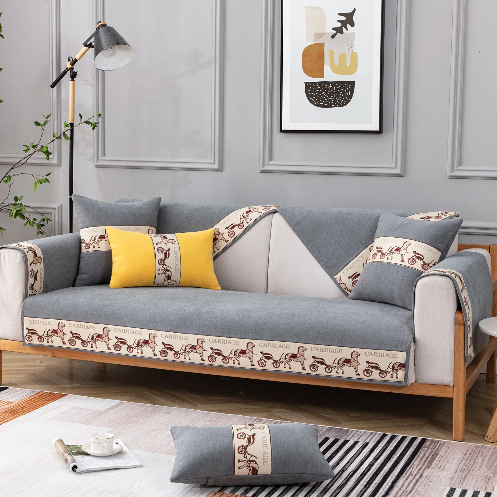 Chenille Jacquard Edge Sofa Covers All-season Living Room Decoration Sofa Cushion Anti-slip Couch Cover Sofa Towel Home Decor
Chenille Jacquard Edge Sofa Covers All-season Living Room Decoration Sofa Cushion Anti-slip Couch Cover Sofa Towel Home Decor