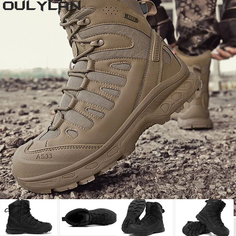 Men Snow Boots Outdoor Military Hiking Shoes Men's High Top Desert Tactical Boots Field Training Shoes Climbing Ankle Boots
Men Snow Boots Outdoor Military Hiking Shoes Men's High Top Desert Tactical Boots Field Training Shoes Climbing Ankle Boots