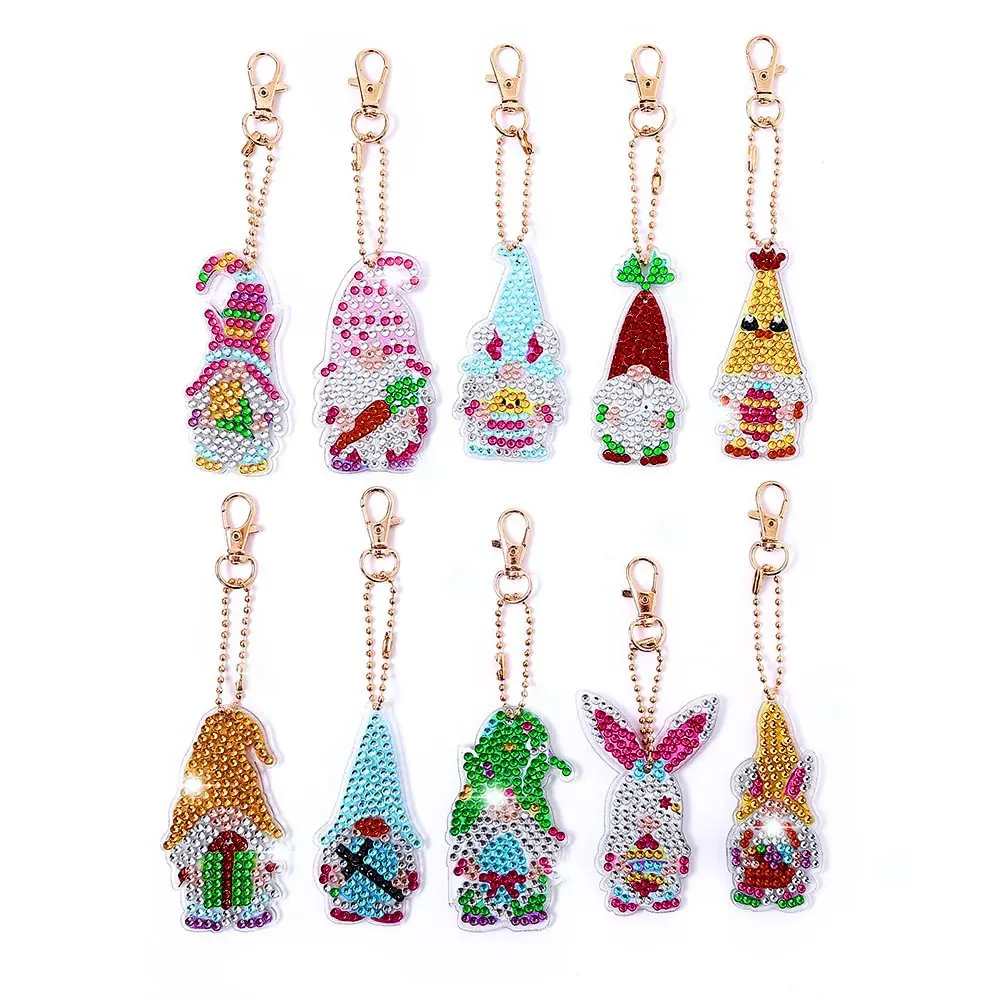 Cartoon Easter Bunny series Series DIY Diamond Painting Keyring Mosaic Cross Stitch Bag Pendant Birthday Gift Diamond Keychain
Cartoon Easter Bunny series Series DIY Diamond Painting Keyring Mosaic Cross Stitch Bag Pendant Birthday Gift Diamond Keychain