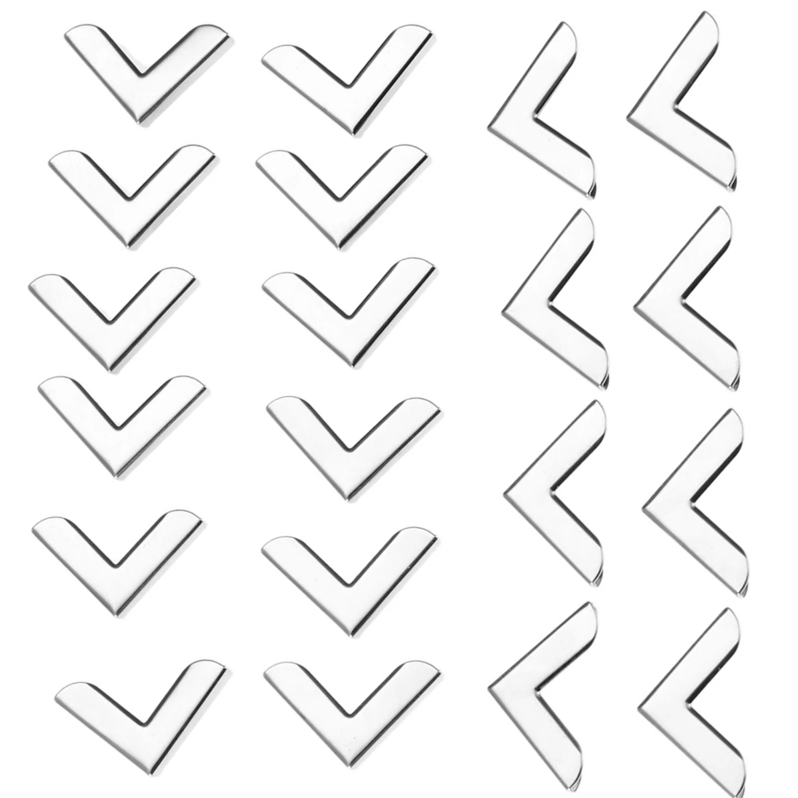 20PCS Corner Protectors For Diy Metal Corners Menus Folders Photo Albums Cardmaking Scrapbook 20*20*5mm Practical Accessories
20PCS Corner Protectors For Diy Metal Corners Menus Folders Photo Albums Cardmaking Scrapbook 20*20*5mm Practical Accessories