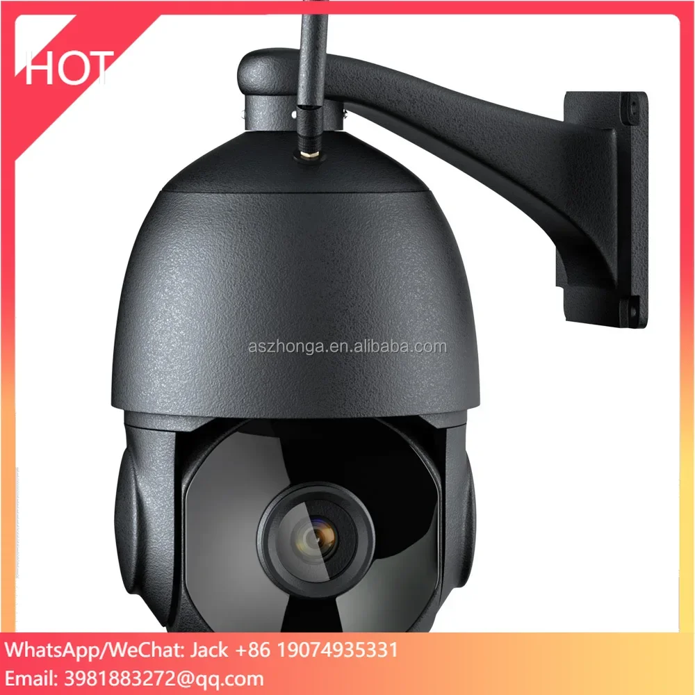 5MP Wireless WIFI Security IP Camera HD 30X Zoom PTZ Outdoor Home Surveillance Dome Cam CCTV 80M IR Night Vision CamHipro
5MP Wireless WIFI Security IP Camera HD 30X Zoom PTZ Outdoor Home Surveillance Dome Cam CCTV 80M IR Night Vision CamHipro