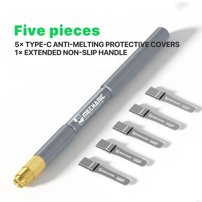 Type C Port Anti-Melting Protections Cover For Phone Repair With Heat Resistant Stainless Steel And Antislip Handle 896C
Type C Port Anti-Melting Protections Cover For Phone Repair With Heat Resistant Stainless Steel And Antislip Handle 896C