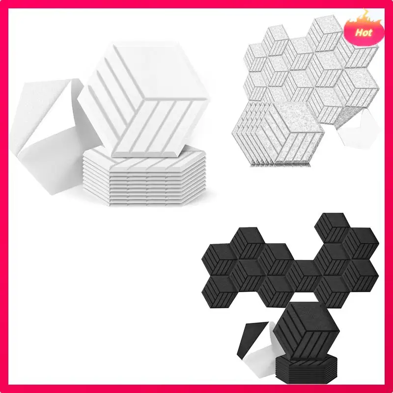 12 Pack Self Adhesive Acoustic Panels 14 X 12 X 0.4Inch Soundproof Wall Panels C
12 Pack Self Adhesive Acoustic Panels 14 X 12 X 0.4Inch Soundproof Wall Panels C
