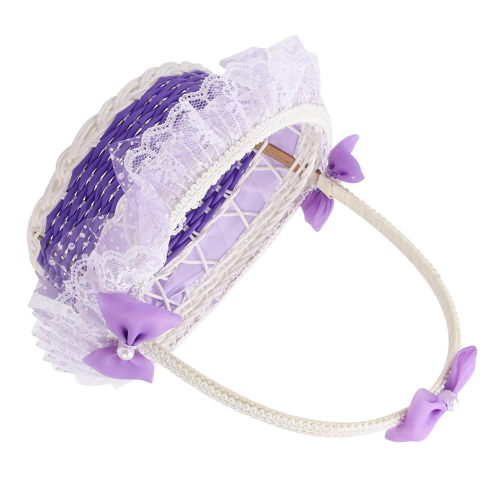 1Pcs Flower Basket for Wedding Lace-Trimmed Delicate Petal Holder Portable Woven Basket Romantic Ceremony Decor Reusable Bridal
1Pcs Flower Basket for Wedding Lace-Trimmed Delicate Petal Holder Portable Woven Basket Romantic Ceremony Decor Reusable Bridal