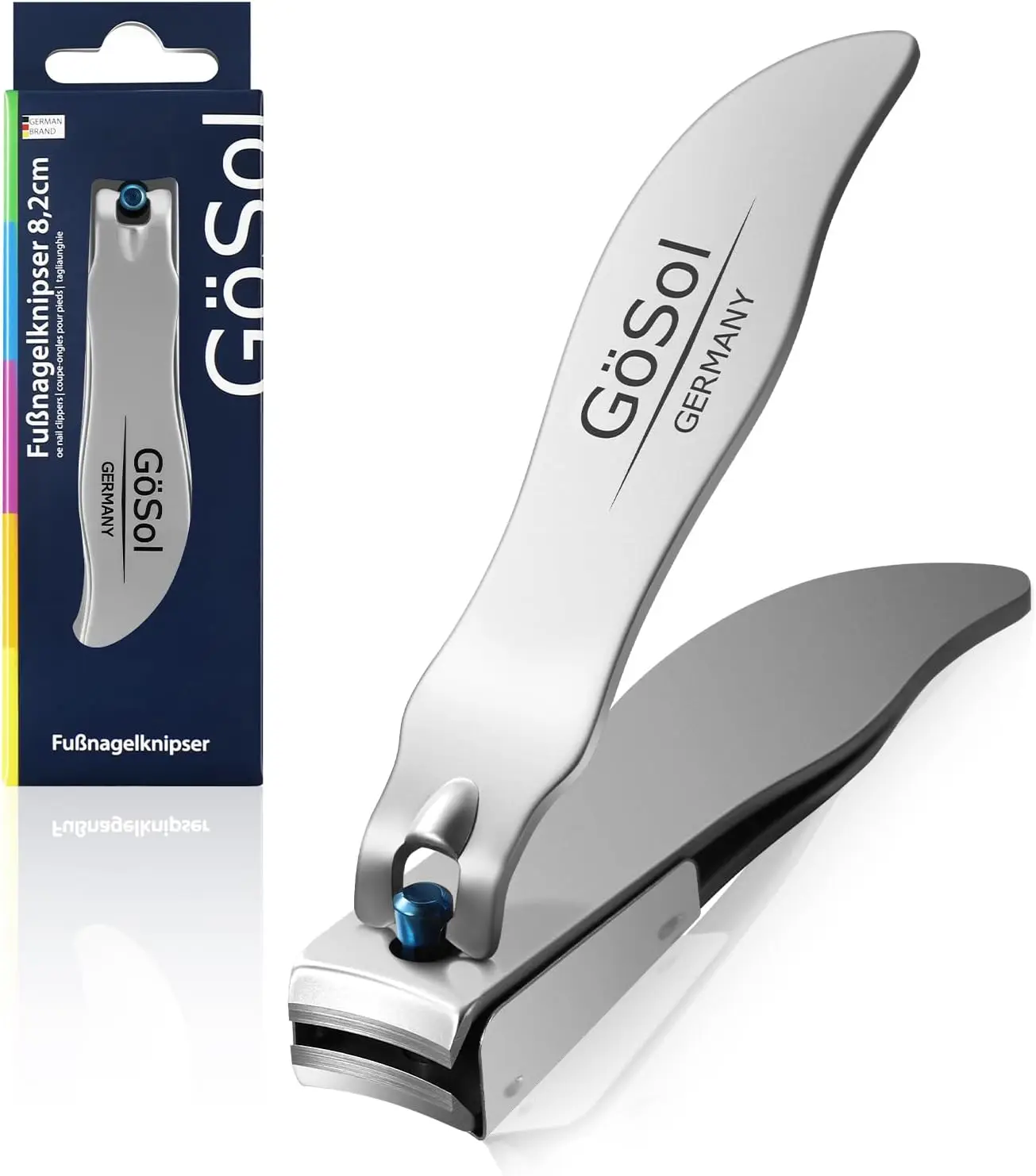 Anti-Splash Nail Clipper with Catcher, Stainless Steel, Curved Blades, Ultra Edgy Trimmer for Home & Travel
Anti-Splash Nail Clipper with Catcher, Stainless Steel, Curved Blades, Ultra Edgy Trimmer for Home & Travel
