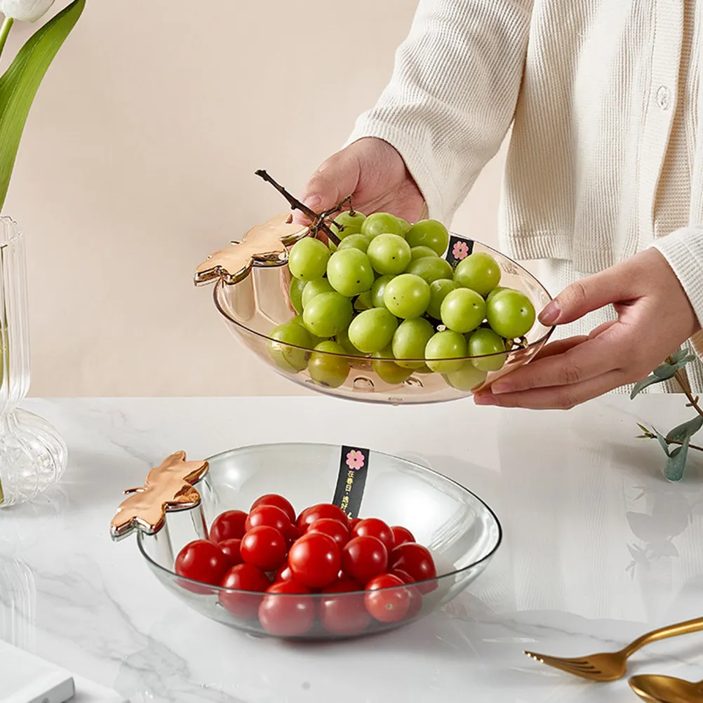 Набор из 2 пластиковых тарелок для фруктов, орехов, шоколада и закусок, декоративная посуда для гостиной и столовой
Набор из 2 пластиковых тарелок для фруктов, орехов, шоколада и закусок, декоративная посуда для гостиной и столовой