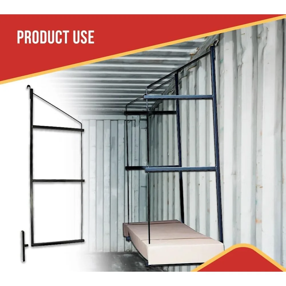4 Pack of 3 Tier Shipping Container Shelving Bracket with 18"(D) x 60"(H) - Black Powder Coated Steel Shelf Brackets
4 Pack of 3 Tier Shipping Container Shelving Bracket with 18"(D) x 60"(H) - Black Powder Coated Steel Shelf Brackets
