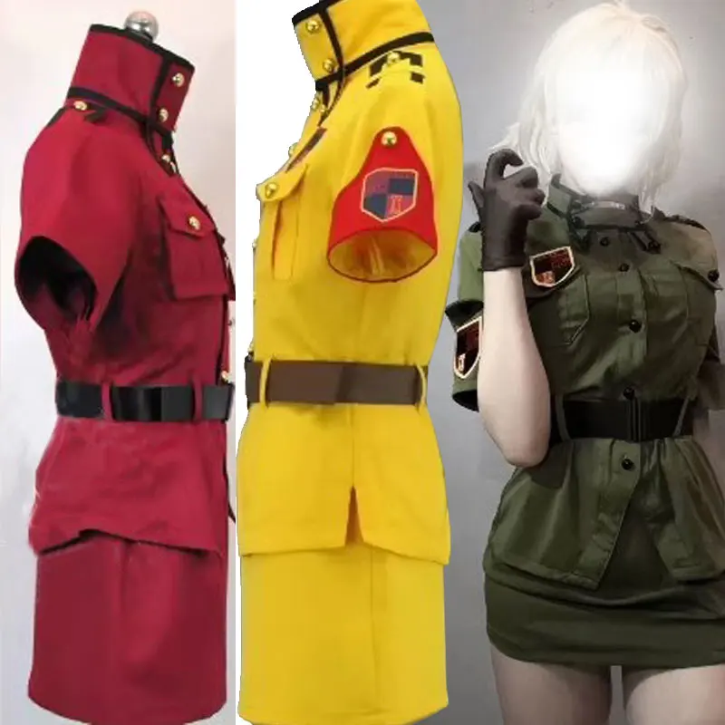 Anime Seras Victoria Cosplay Costume Red Yellow Green Coat Women Skirts Halloween Cos Outfits
Anime Seras Victoria Cosplay Costume Red Yellow Green Coat Women Skirts Halloween Cos Outfits