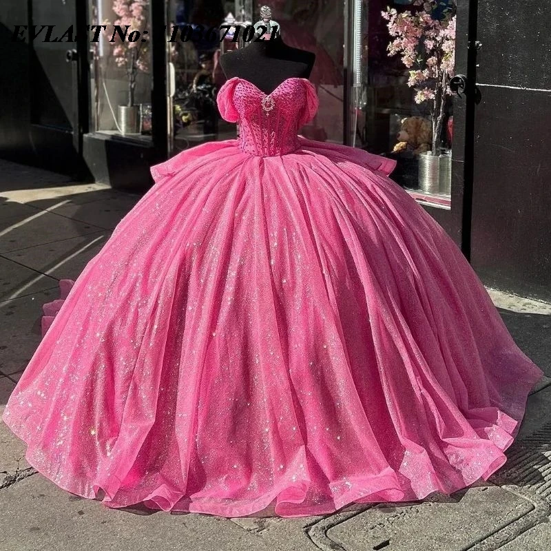EVLAST розовое платье Quinceanera по индивидуальному заказу, бальное платье с кружевной аппликацией, расшитое бисером и кристаллами, Мексиканский бант, милое платье 16, Vestido De 15 Anos SQ246
EVLAST розовое платье Quinceanera по индивидуальному заказу, бальное платье с кружевной аппликацией, расшитое бисером и кристаллами, Мексиканский бант, милое платье 16, Vestido De 15 Anos SQ246
