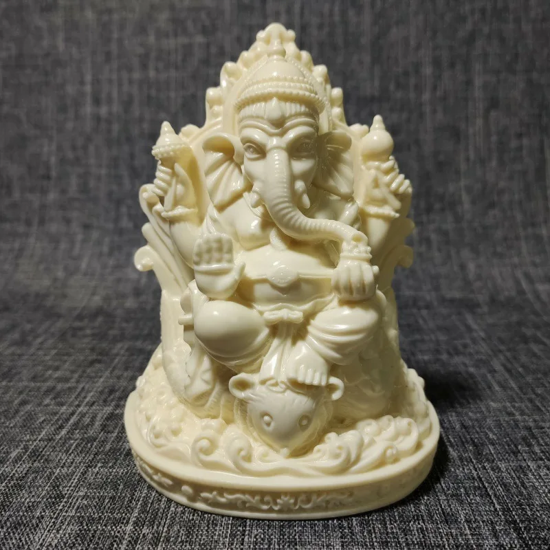 Ivory Nut Carved Thai Elephant God Ornaments Thai Style Living Room Entrance Baby Elephant Nose God Animal Craft Gift
Ivory Nut Carved Thai Elephant God Ornaments Thai Style Living Room Entrance Baby Elephant Nose God Animal Craft Gift