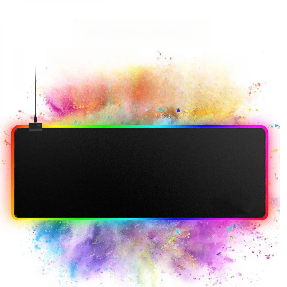 Коврик для игровой мыши RGB 800*300*3 мм — чистый черный экологически чистый настольный коврик с подсветкой и дышащим светодиодом
Коврик для игровой мыши RGB 800*300*3 мм — чистый черный экологически чистый настольный коврик с подсветкой и дышащим светодиодом