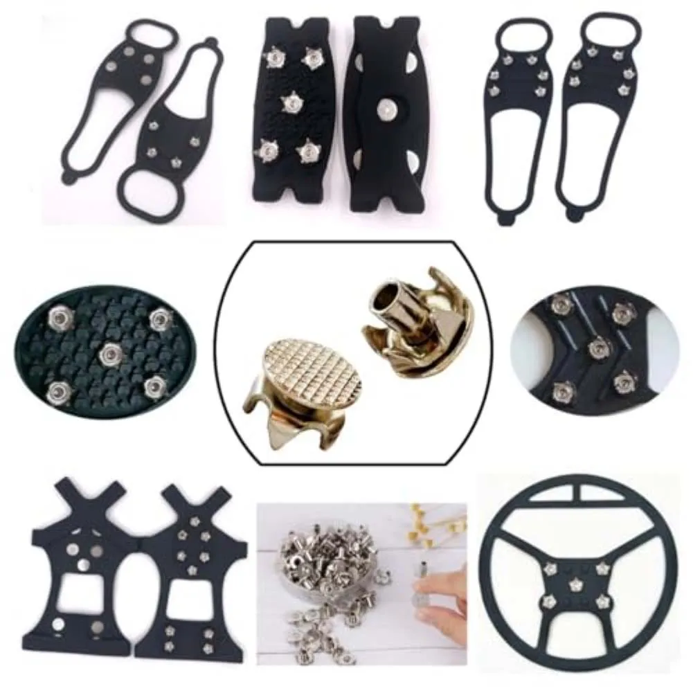 20 шт. сменные стальные шипы для зимних ботинок с кошками, противоскользящие бахилы для уличного использования для подледной рыбалки, пешего туризма
20 шт. сменные стальные шипы для зимних ботинок с кошками, противоскользящие бахилы для уличного использования для подледной рыбалки, пешего туризма