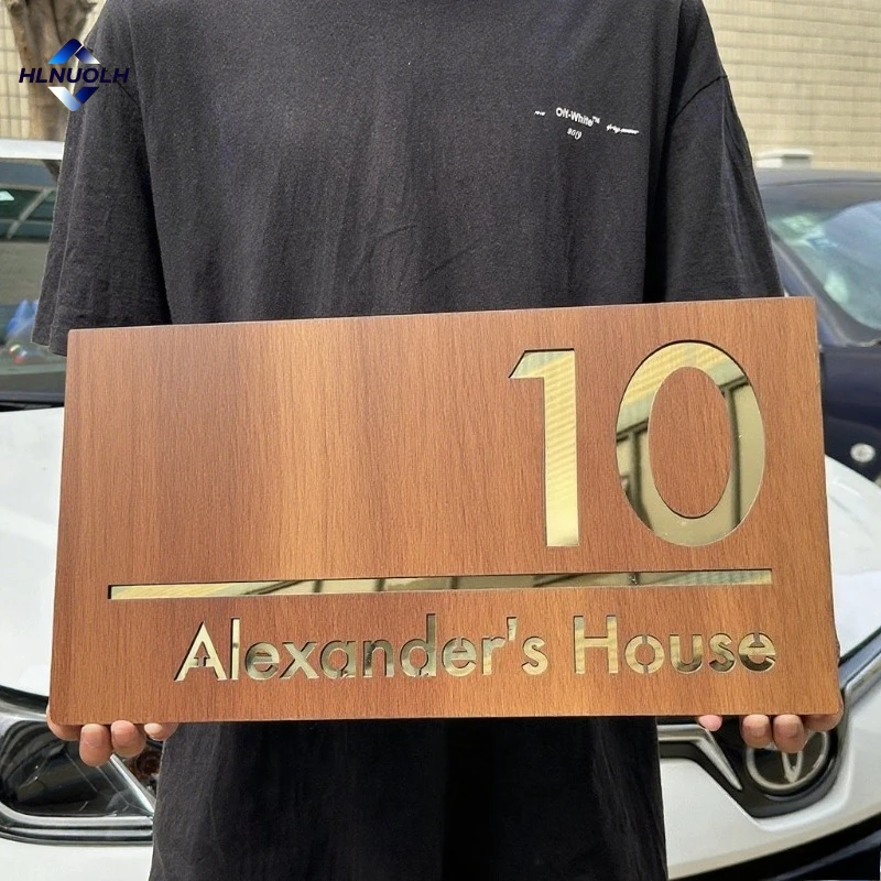 Customized Outdoor House Number Plate Personalized Family Address Name Hotel Sign 3D Wooden Laser Cutting Exterior Wall Plaque
Customized Outdoor House Number Plate Personalized Family Address Name Hotel Sign 3D Wooden Laser Cutting Exterior Wall Plaque
