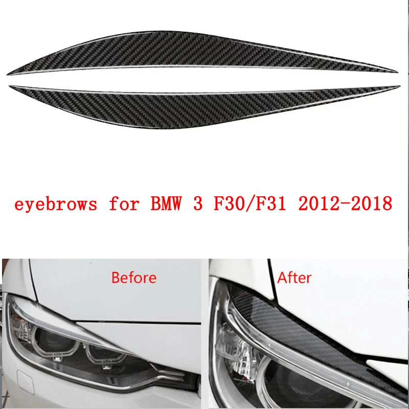 2pcs Car Headlight Eyelids Lids ABS Plastic Accessories Gloss Black Eyebrows For BMW 3 Series F30 Sedan F31 Wagon 2011-2018
2pcs Car Headlight Eyelids Lids ABS Plastic Accessories Gloss Black Eyebrows For BMW 3 Series F30 Sedan F31 Wagon 2011-2018