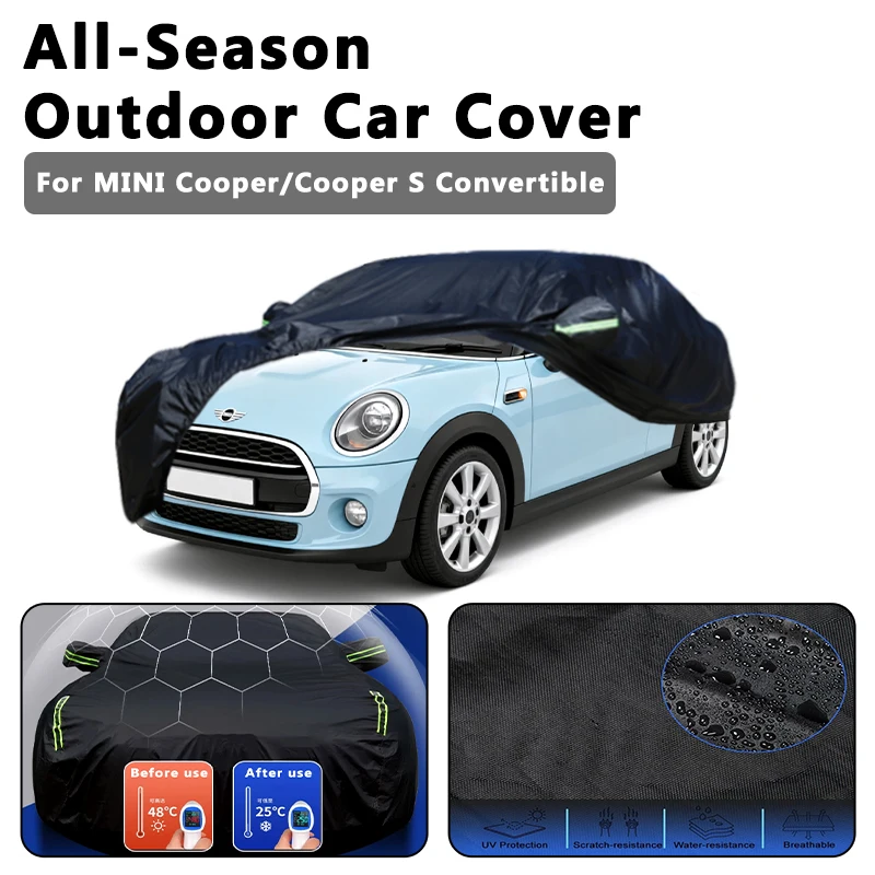 All-Season Car Cover for MINI Cooper/Cooper S Convertible - Outdoor Full Protection, Waterproof Dustproof Heat-Resistant
All-Season Car Cover for MINI Cooper/Cooper S Convertible - Outdoor Full Protection, Waterproof Dustproof Heat-Resistant