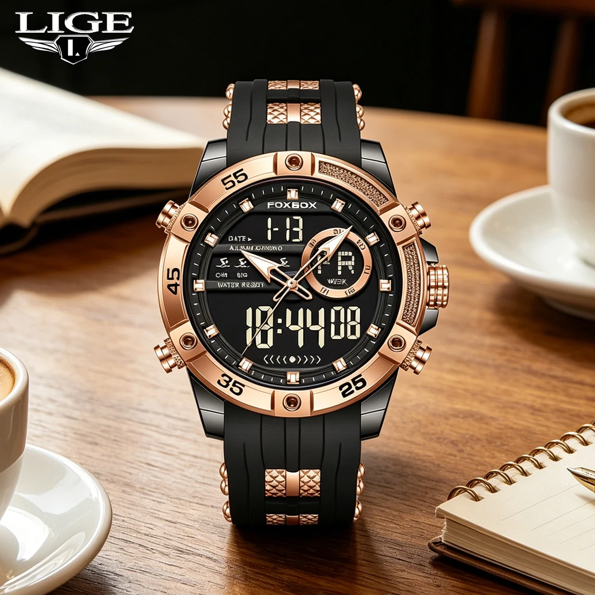 FOXBOX New Luxury Men‘s Watch LIGE Brand Fashion Digital Watches Men Gifts Waterproof Multifunctional Quartz Wristwatches Reloj
FOXBOX New Luxury Men‘s Watch LIGE Brand Fashion Digital Watches Men Gifts Waterproof Multifunctional Quartz Wristwatches Reloj