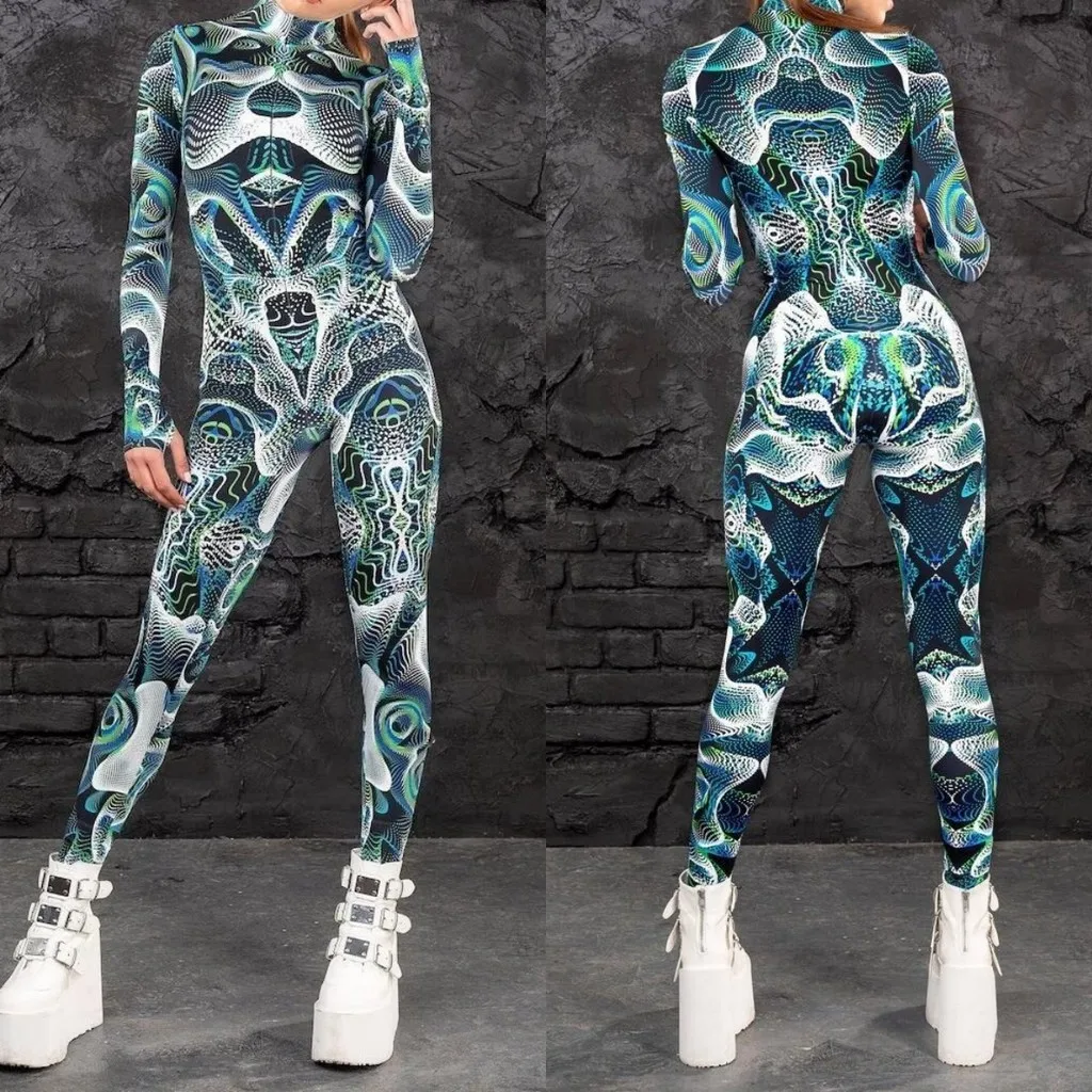 Unisex Cyber Punk 3D Digital Printing Halloween Party Role Play Outfit Women Men Cosplay Costume Carnival Jumpsuit
Unisex Cyber Punk 3D Digital Printing Halloween Party Role Play Outfit Women Men Cosplay Costume Carnival Jumpsuit