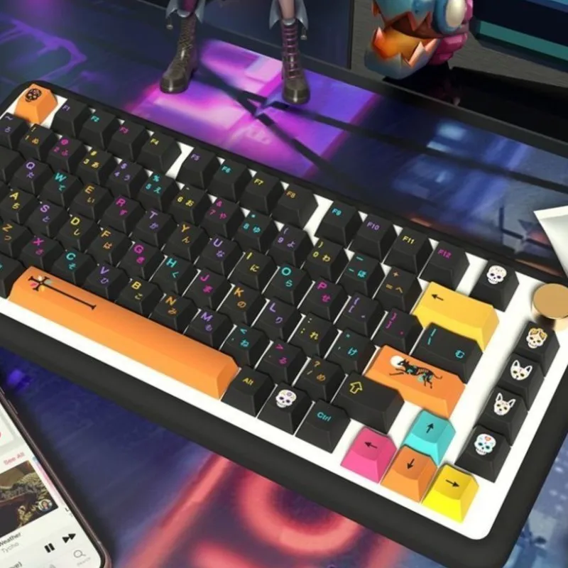 Underground World Theme Keycaps Matte PC 139 Keys Cherry Mechanical Keyboard Russian Korean Japanese Spain UK French Key Caps
Underground World Theme Keycaps Matte PC 139 Keys Cherry Mechanical Keyboard Russian Korean Japanese Spain UK French Key Caps