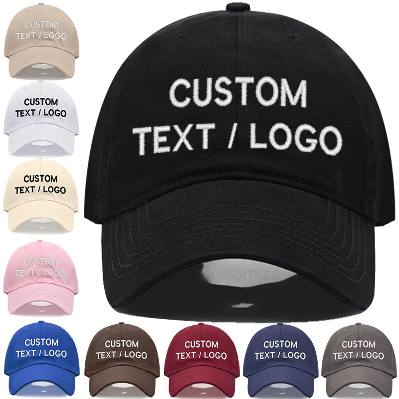 Personalized Custom Text Embroidery Baseball Cap For Woman Men Soft Cotton Dad Hat Design Your Logo Snapback Cap Dropshipping
Personalized Custom Text Embroidery Baseball Cap For Woman Men Soft Cotton Dad Hat Design Your Logo Snapback Cap Dropshipping