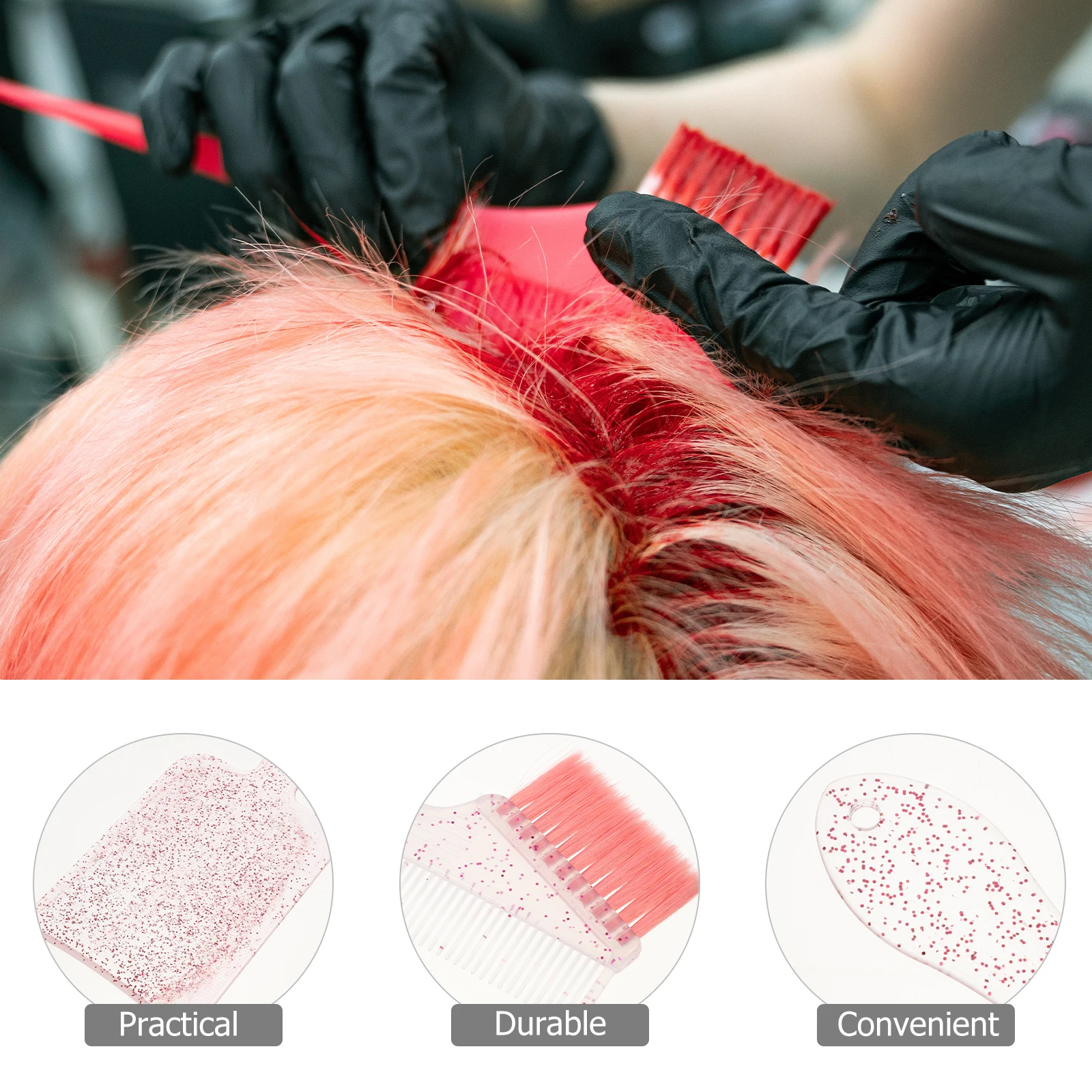 Highlighting Dye Board Hair Tints Brush Comb DIY Coloring Paddle Salon Use Hair Styling Tools Highlighting Kit
Highlighting Dye Board Hair Tints Brush Comb DIY Coloring Paddle Salon Use Hair Styling Tools Highlighting Kit