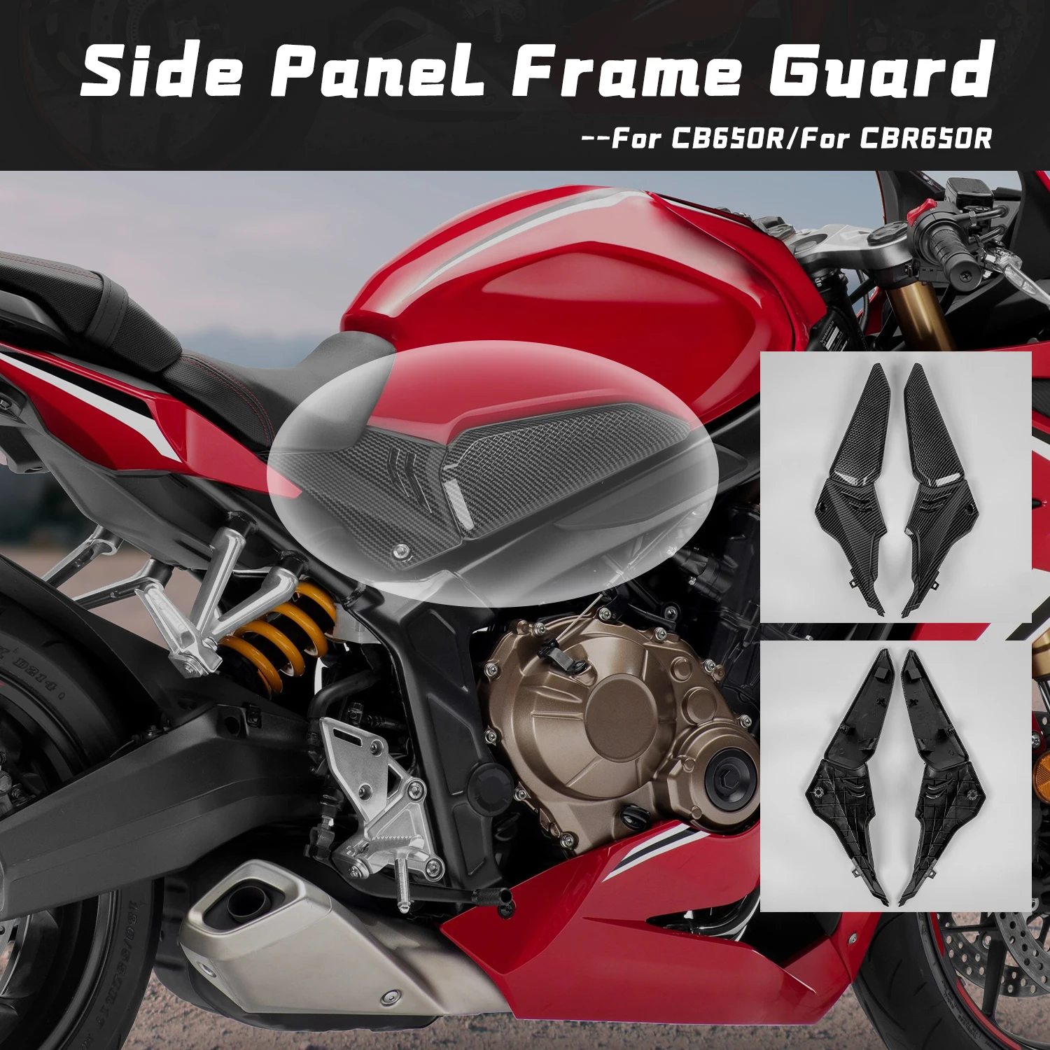 Seat Side Panel Frame Guard for Honda CB650R 2019-2020 Body Filling Injection Frame Spoilers Side Cowl Cover Panel for CBR650R
Seat Side Panel Frame Guard for Honda CB650R 2019-2020 Body Filling Injection Frame Spoilers Side Cowl Cover Panel for CBR650R