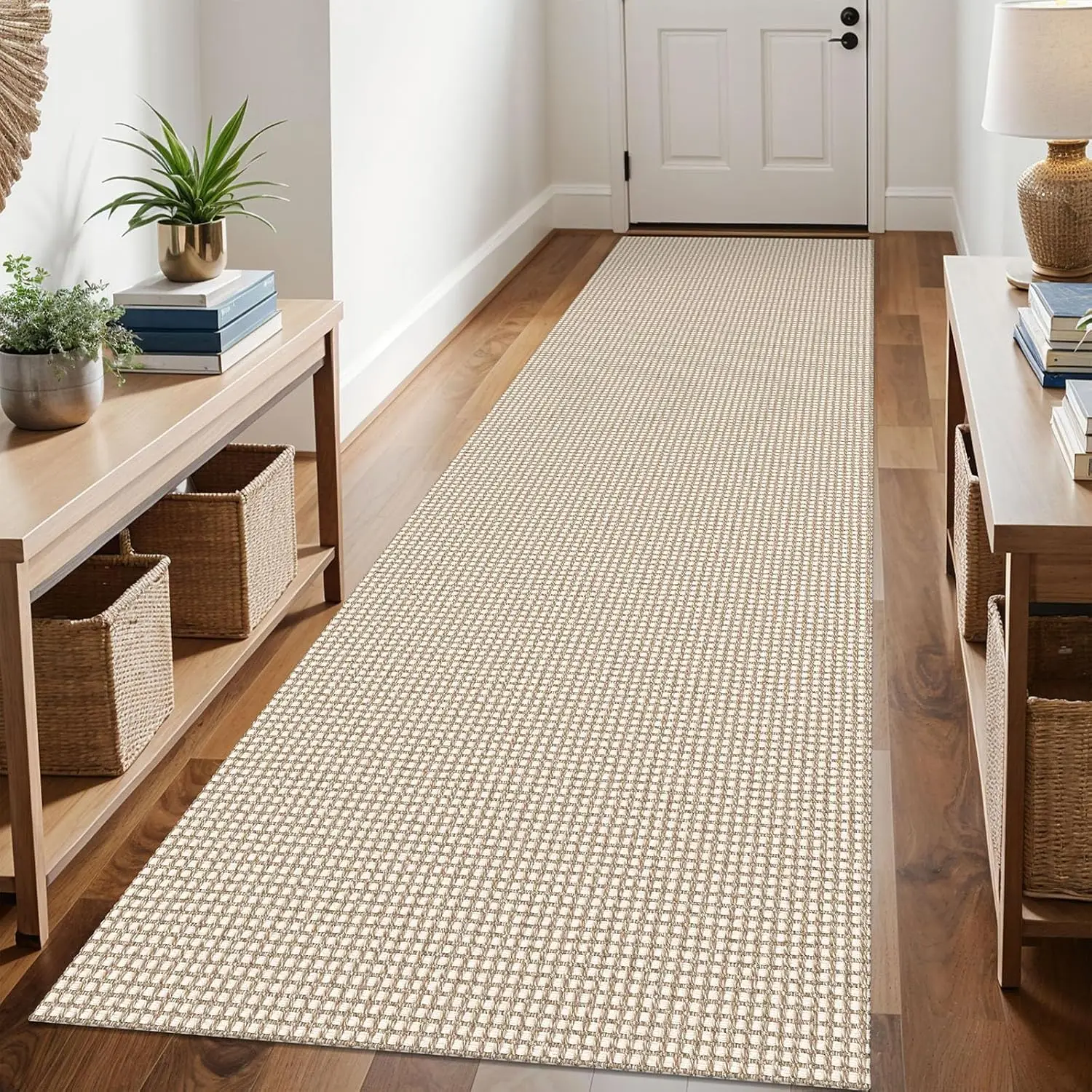 3x10 ft Washable Runner Rug Non Slip Rubber Backed Hallway Rug Indoor Cotton Carpet for Kitchen Entryway, Ivory/Khaki
3x10 ft Washable Runner Rug Non Slip Rubber Backed Hallway Rug Indoor Cotton Carpet for Kitchen Entryway, Ivory/Khaki
