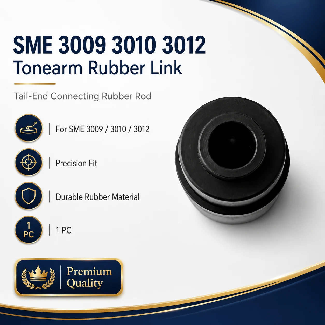 SME 3009 3010 3012 Rear Link Rubber Rod Tonearm Connector Damper Stable Connection Replacement Parts
SME 3009 3010 3012 Rear Link Rubber Rod Tonearm Connector Damper Stable Connection Replacement Parts