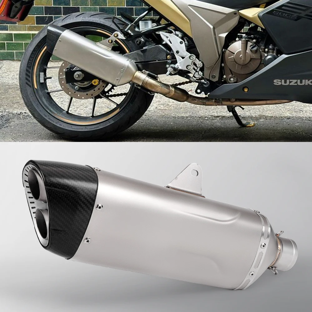 51MM caliber Universal Motorcycle Exhaust Tail Pipe Modify K175 Muffler For 250SR 400NK VERSYS650 XSR700 NSS350 ZT125 k175
51MM caliber Universal Motorcycle Exhaust Tail Pipe Modify K175 Muffler For 250SR 400NK VERSYS650 XSR700 NSS350 ZT125 k175