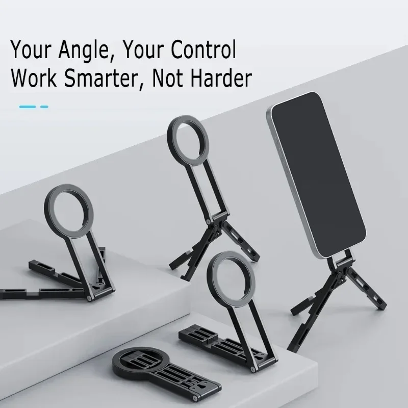 For Magsafe Phone Tripod Dual-sided Magnetic Lazy Desktop Holder Foldable Portable Cell Phone Bracket Travel Vlog Live Streaming
For Magsafe Phone Tripod Dual-sided Magnetic Lazy Desktop Holder Foldable Portable Cell Phone Bracket Travel Vlog Live Streaming