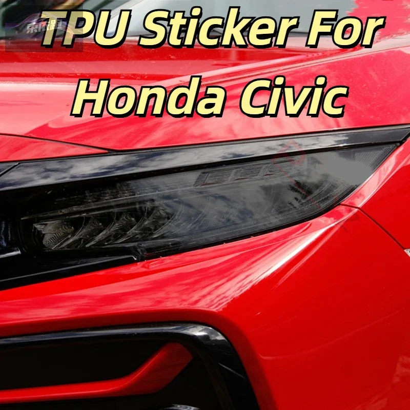 Headlights Rear Protective Film For Honda Civic 10th Gen 2016-2021 Car Front Anti Scratch Black Transparent TPU Accessories PPF
Headlights Rear Protective Film For Honda Civic 10th Gen 2016-2021 Car Front Anti Scratch Black Transparent TPU Accessories PPF