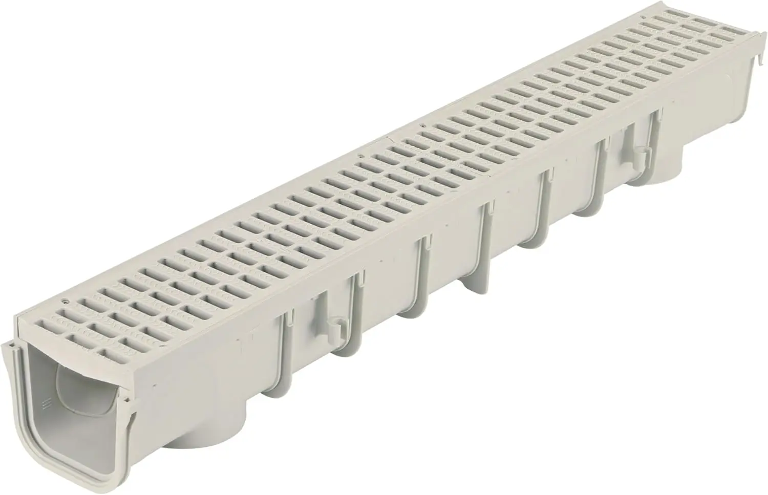 5-Inch Deep Profile Channel Drain Kit with HDPE Grates for Driveway, Patio, Pool Deck - Gray, 5.5x39.4 Inches
5-Inch Deep Profile Channel Drain Kit with HDPE Grates for Driveway, Patio, Pool Deck - Gray, 5.5x39.4 Inches