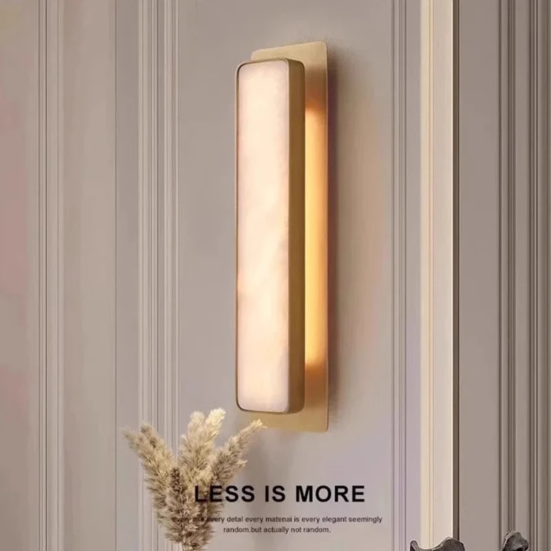 Modern Minimalist LED Marble Wall Lamp for Living Room Bedroom Bedside Hallway Staircase Copper Lamp Home Decor Light Fixture
Modern Minimalist LED Marble Wall Lamp for Living Room Bedroom Bedside Hallway Staircase Copper Lamp Home Decor Light Fixture